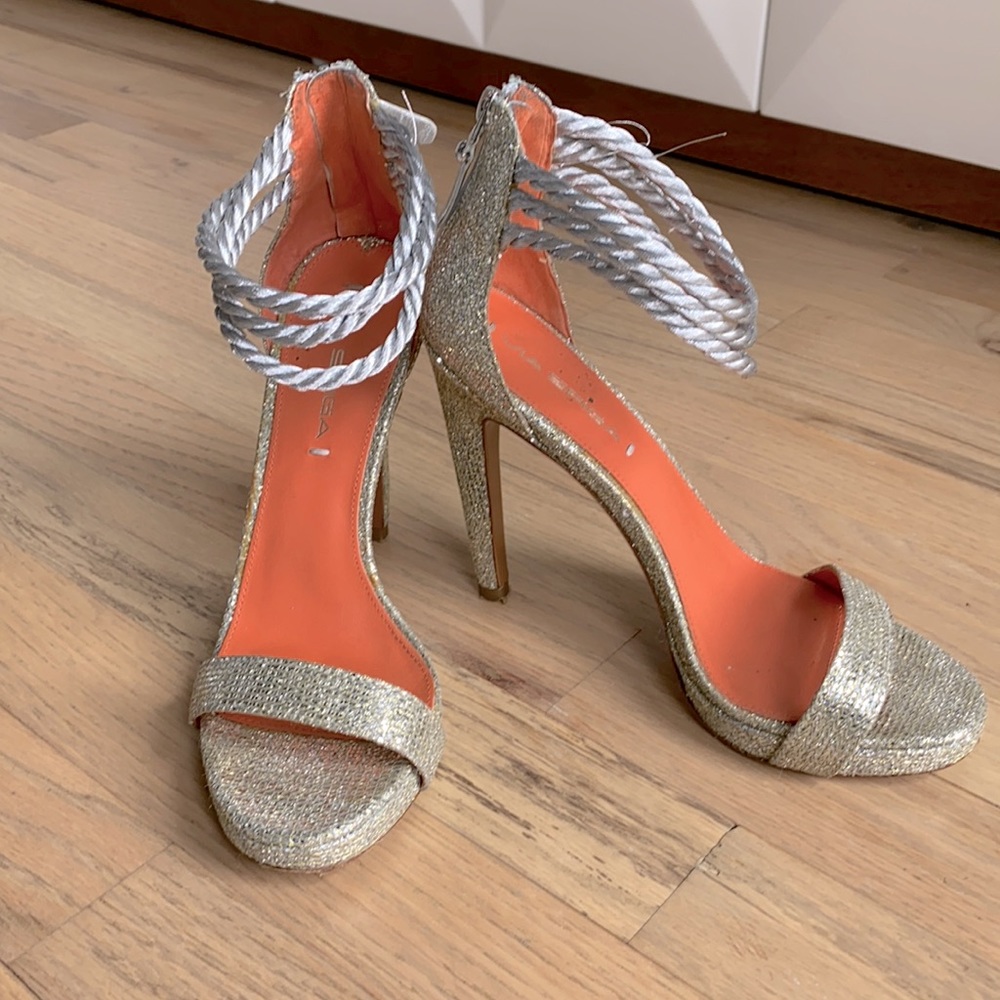 Via Spiga sparkle heels